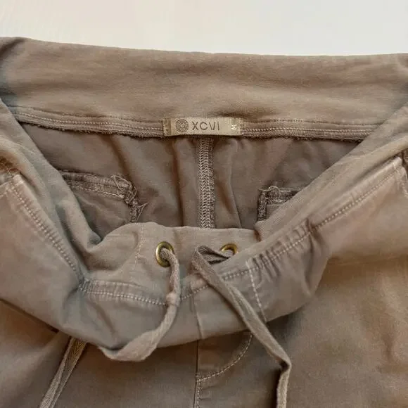 XCVI Utility Pants Cotton Brown Women’s Medium Casual Cozy Gorpcore Minimalist - Picture 3 of 16